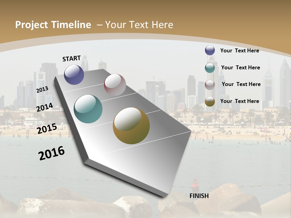City Emirates Sky PowerPoint Template