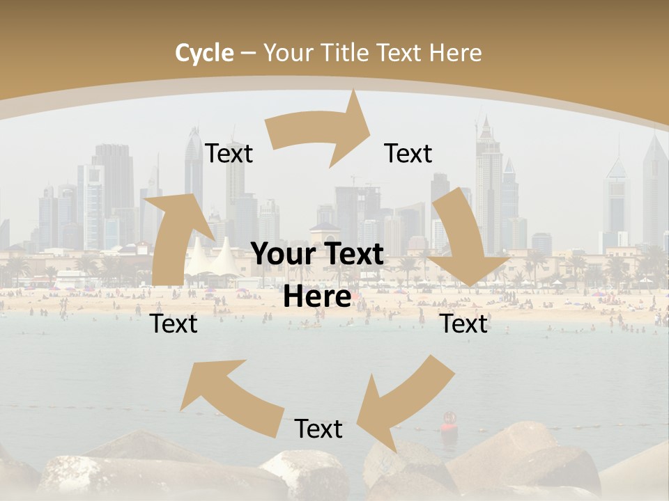 City Emirates Sky PowerPoint Template