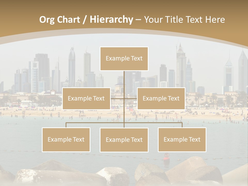 City Emirates Sky PowerPoint Template