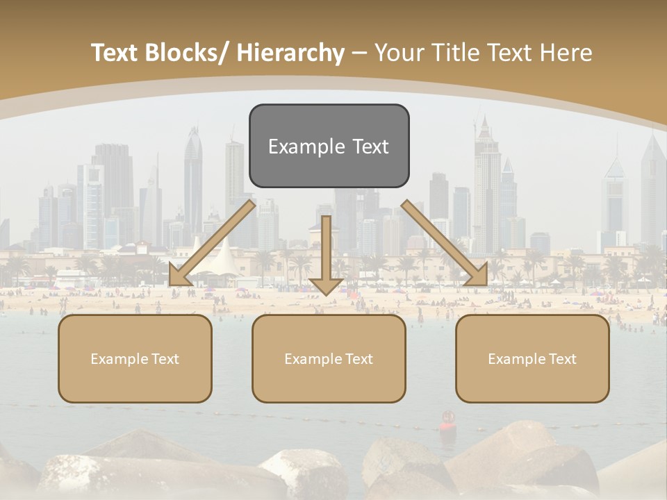 City Emirates Sky PowerPoint Template