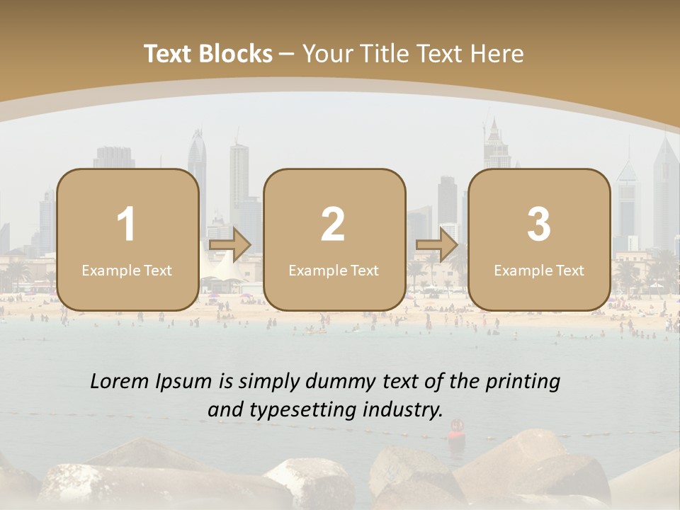 City Emirates Sky PowerPoint Template