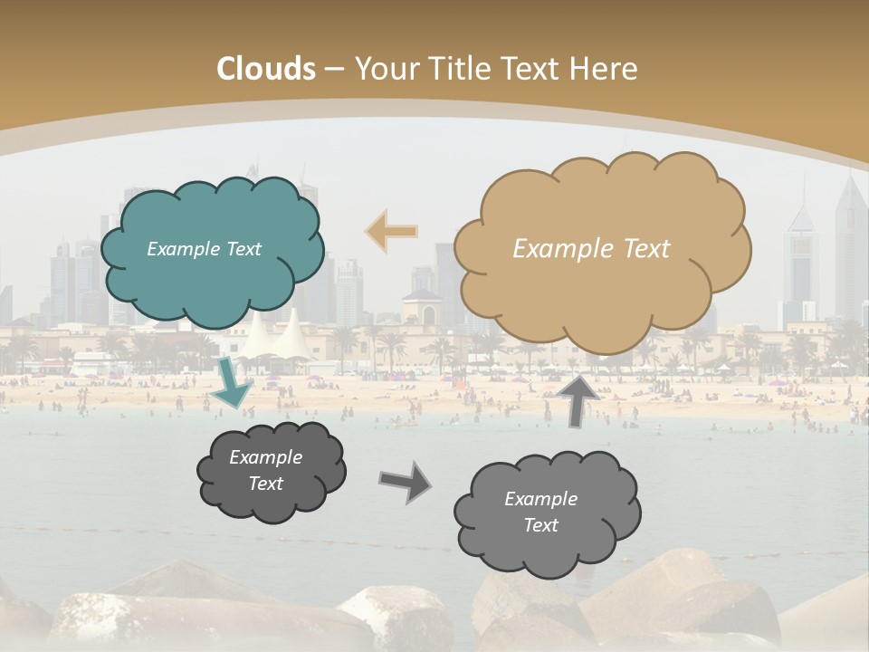 City Emirates Sky PowerPoint Template