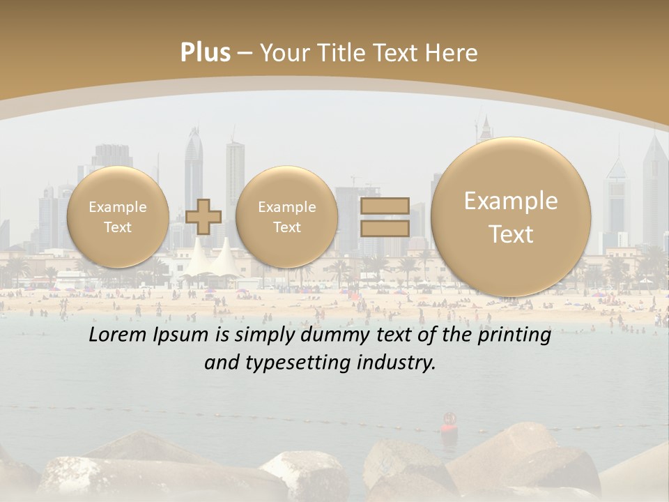 City Emirates Sky PowerPoint Template