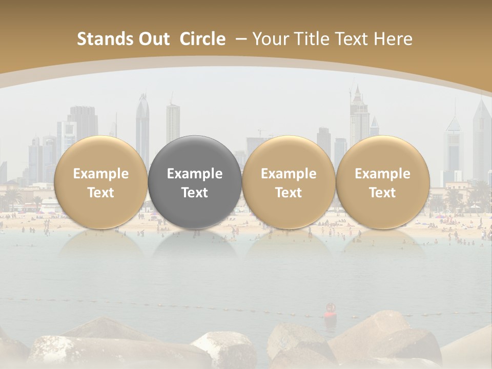 City Emirates Sky PowerPoint Template