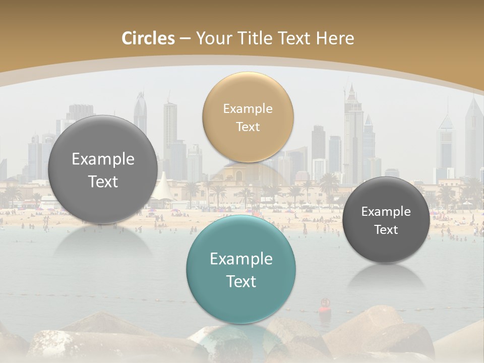 City Emirates Sky PowerPoint Template