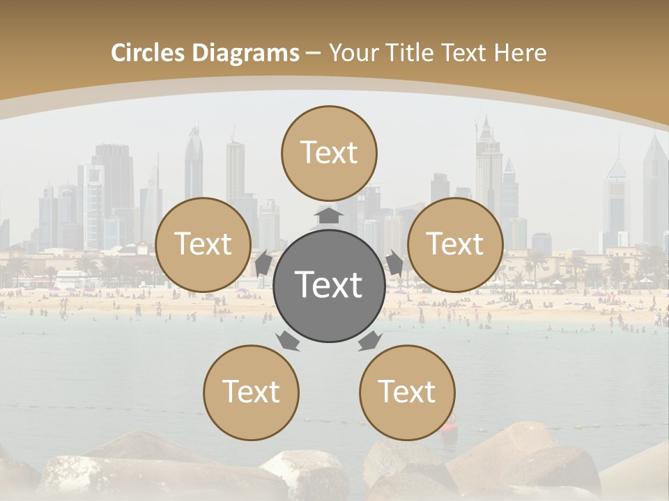 City Emirates Sky PowerPoint Template