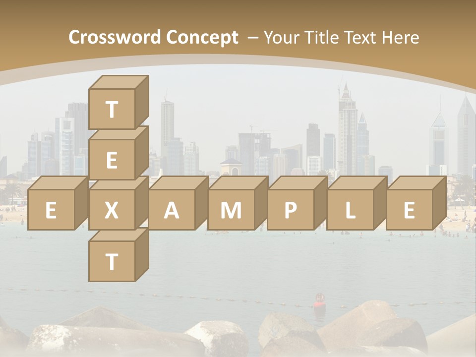 City Emirates Sky PowerPoint Template