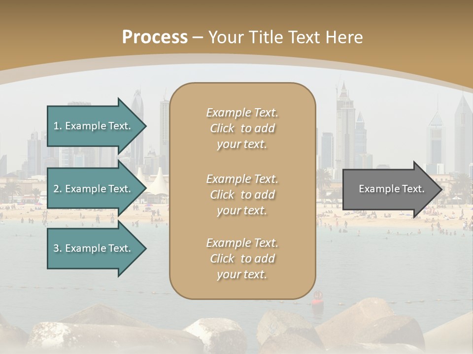 City Emirates Sky PowerPoint Template