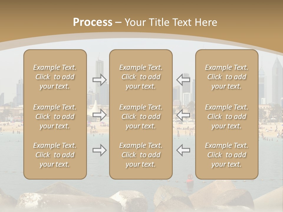 City Emirates Sky PowerPoint Template