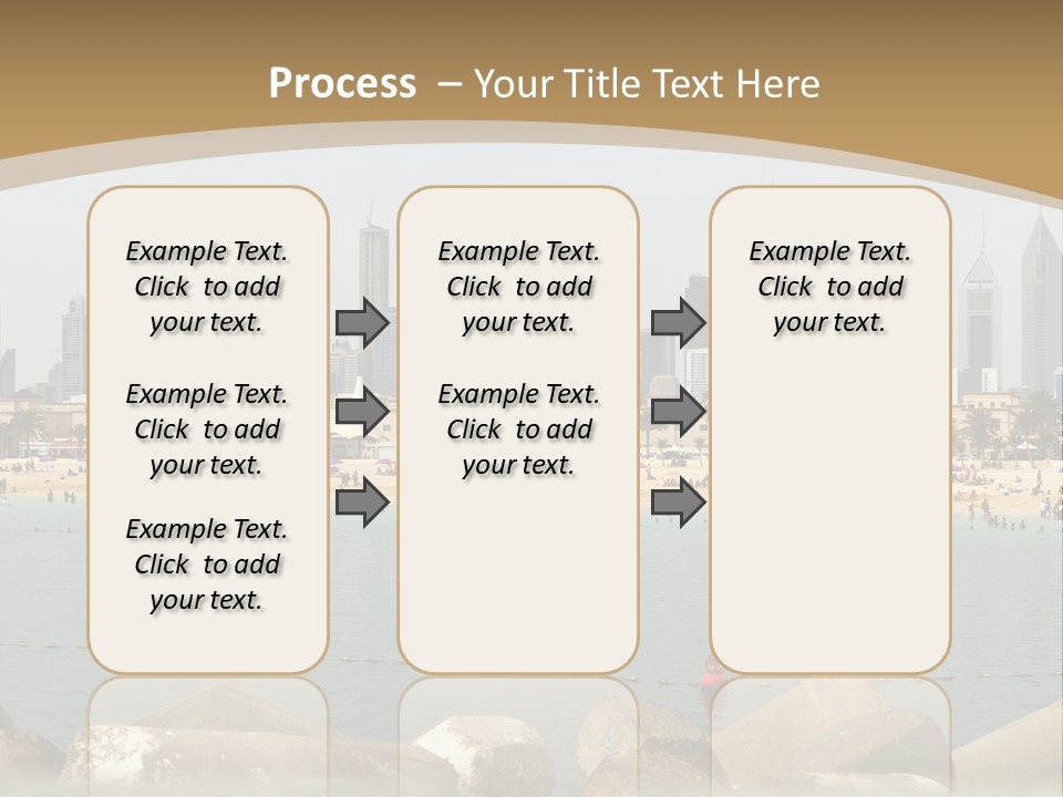 City Emirates Sky PowerPoint Template