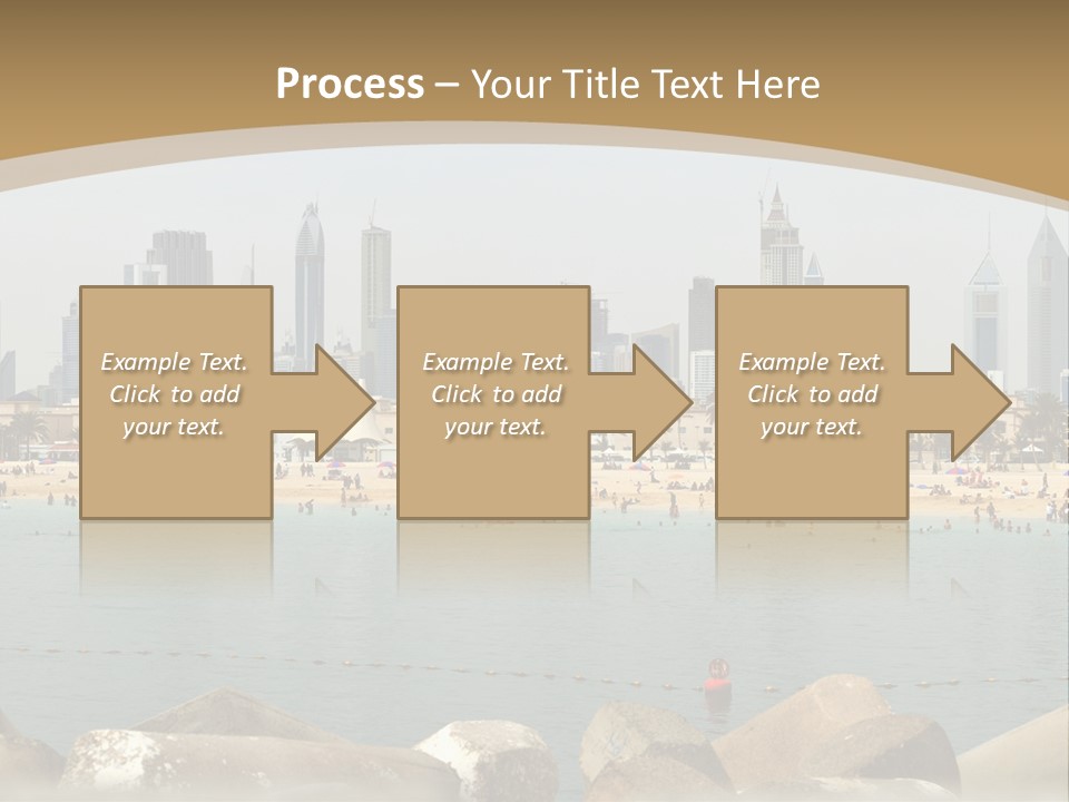 City Emirates Sky PowerPoint Template