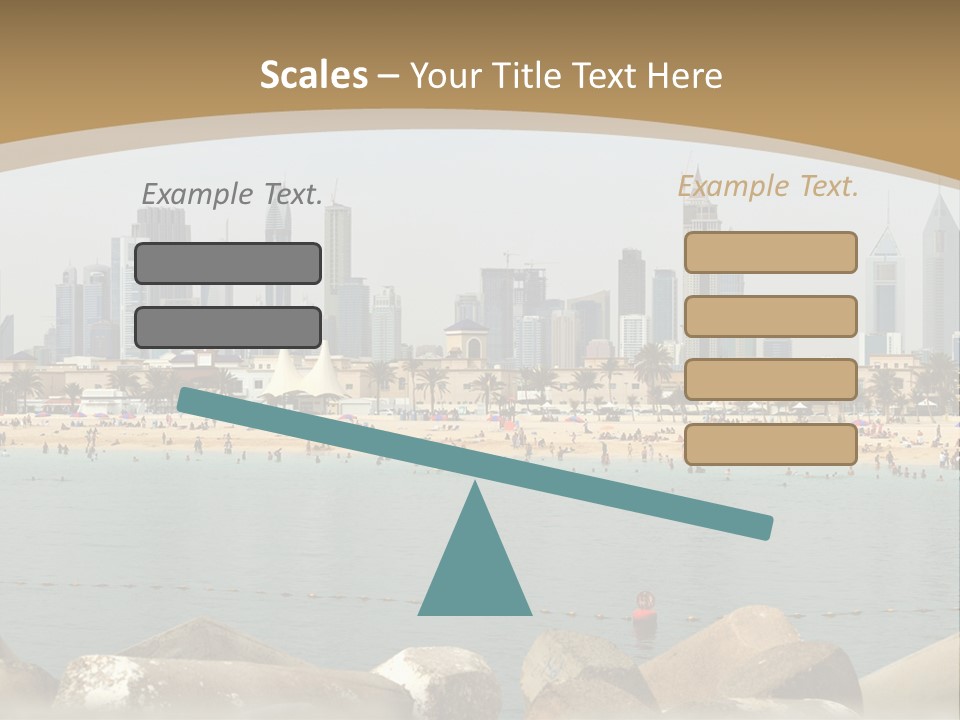 City Emirates Sky PowerPoint Template