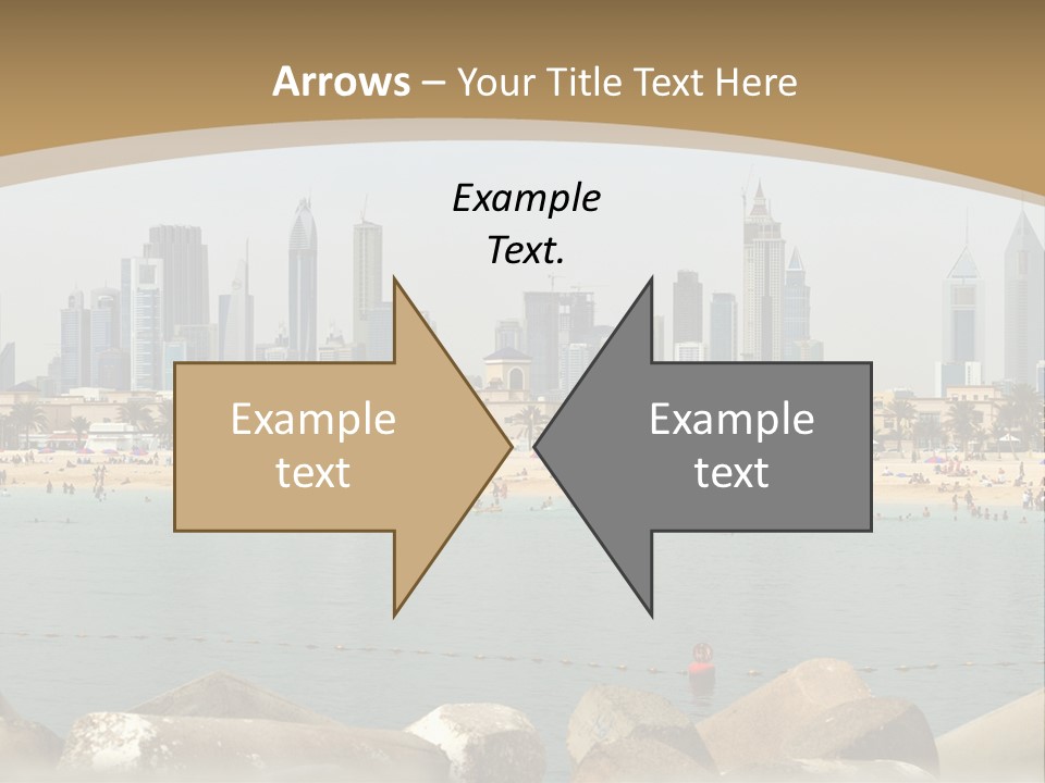 City Emirates Sky PowerPoint Template