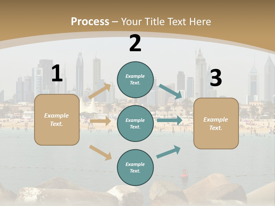 City Emirates Sky PowerPoint Template