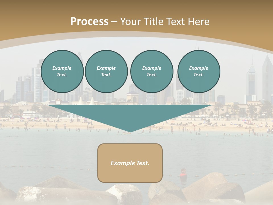 City Emirates Sky PowerPoint Template