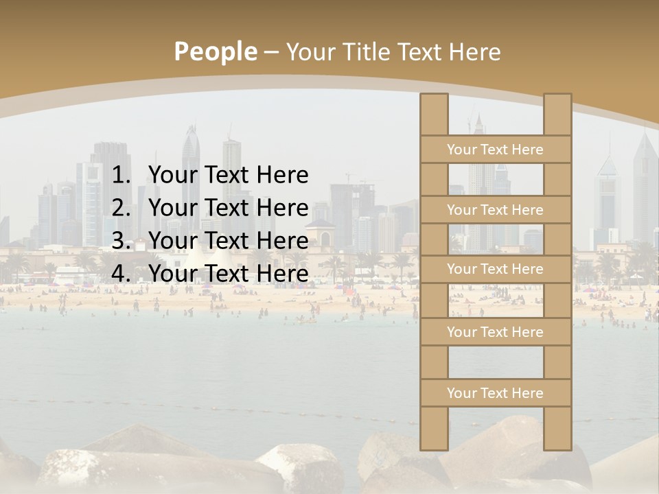 City Emirates Sky PowerPoint Template