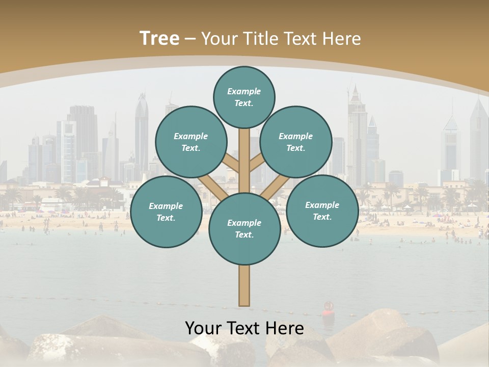 City Emirates Sky PowerPoint Template
