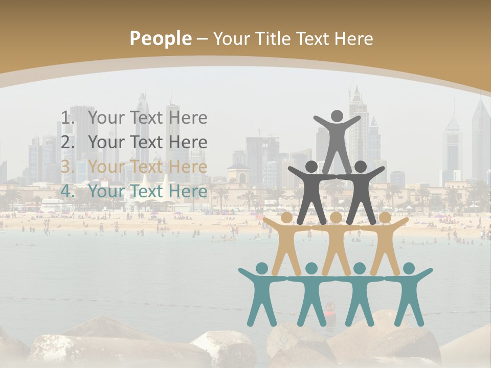 City Emirates Sky PowerPoint Template