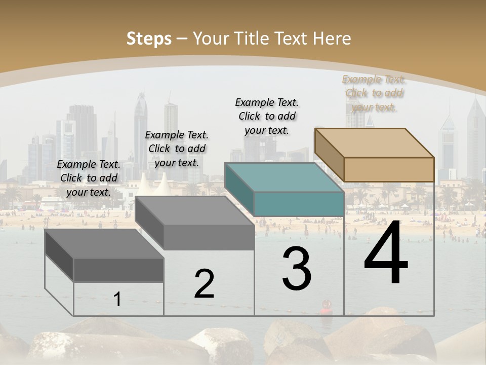 City Emirates Sky PowerPoint Template