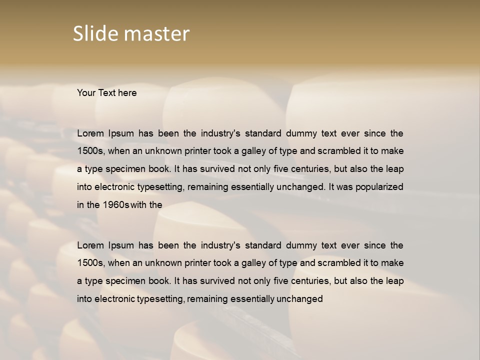 Cut Large Pattern PowerPoint Template