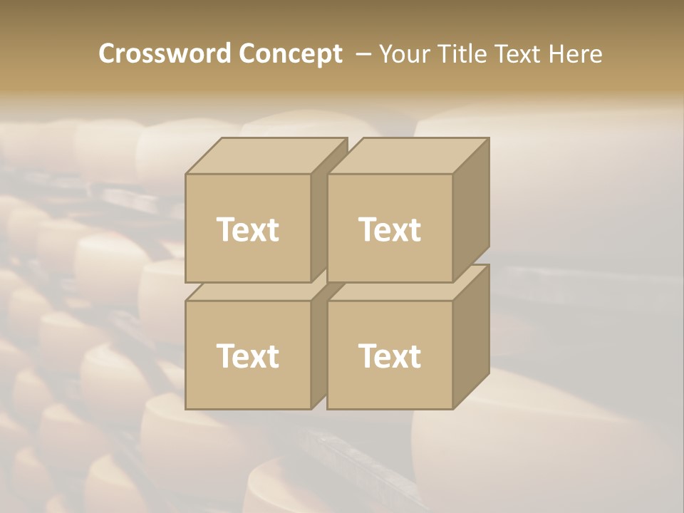 Cut Large Pattern PowerPoint Template