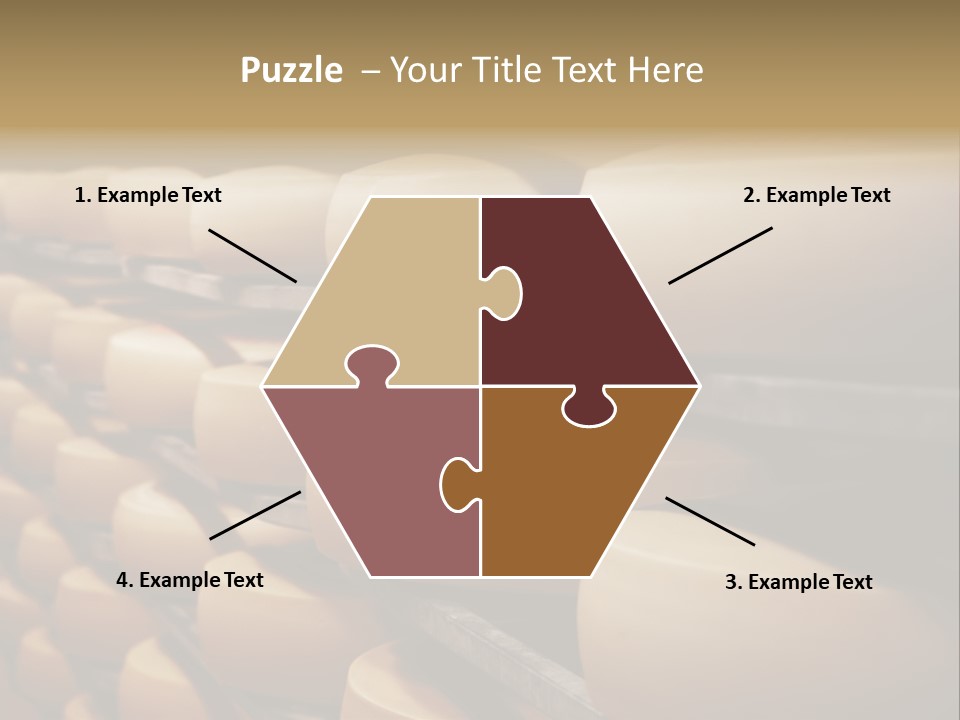 Cut Large Pattern PowerPoint Template