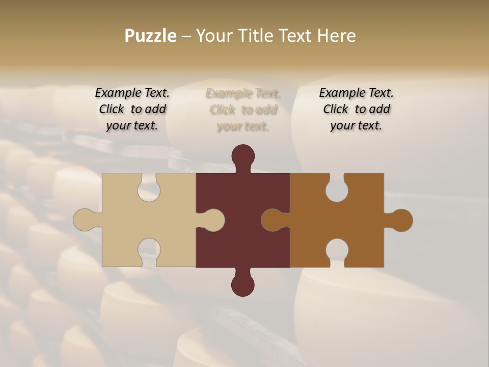 Cut Large Pattern PowerPoint Template