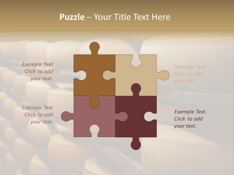 Cut Large Pattern PowerPoint Template