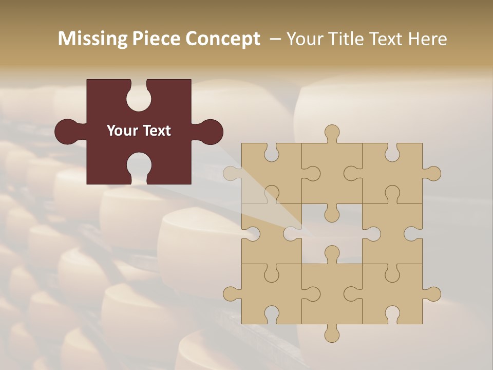 Cut Large Pattern PowerPoint Template