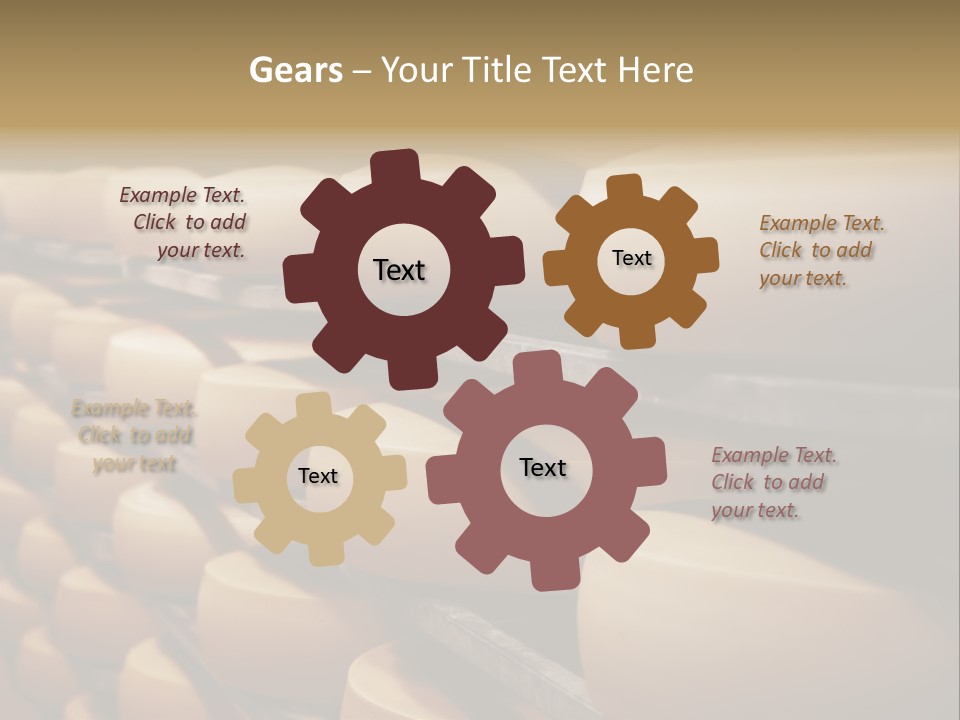 Cut Large Pattern PowerPoint Template