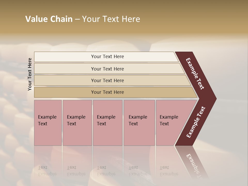 Cut Large Pattern PowerPoint Template