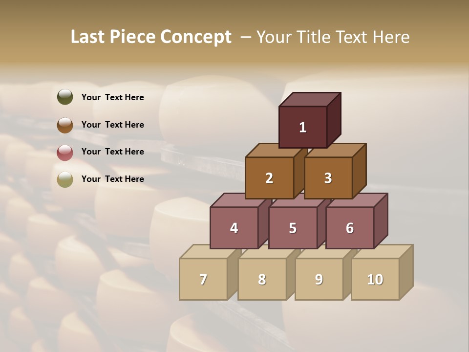 Cut Large Pattern PowerPoint Template