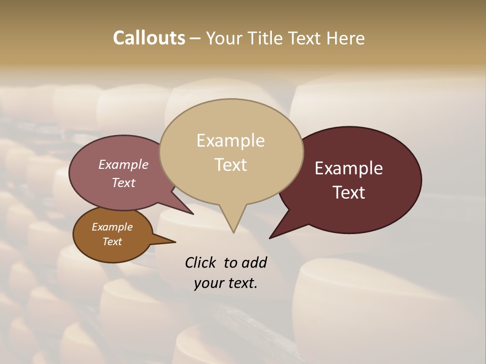 Cut Large Pattern PowerPoint Template