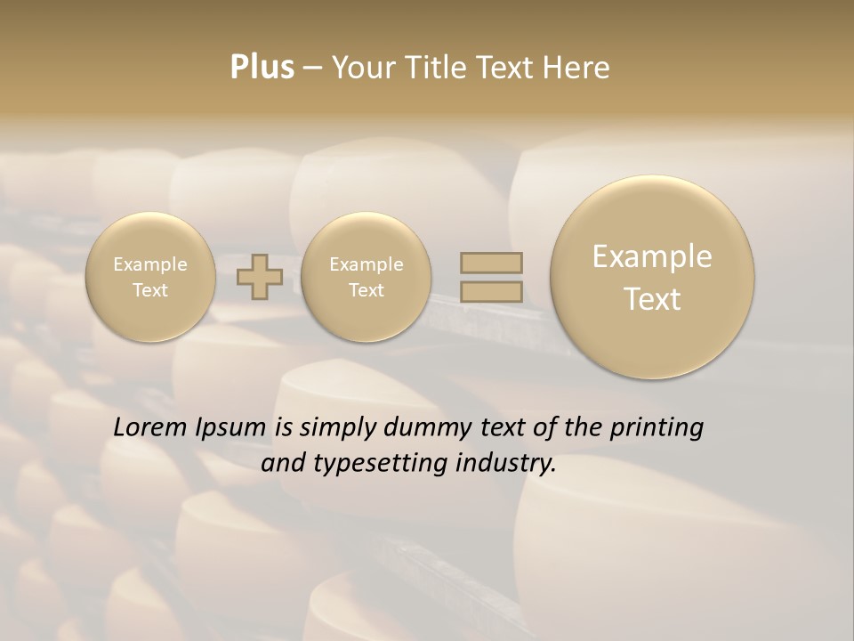 Cut Large Pattern PowerPoint Template