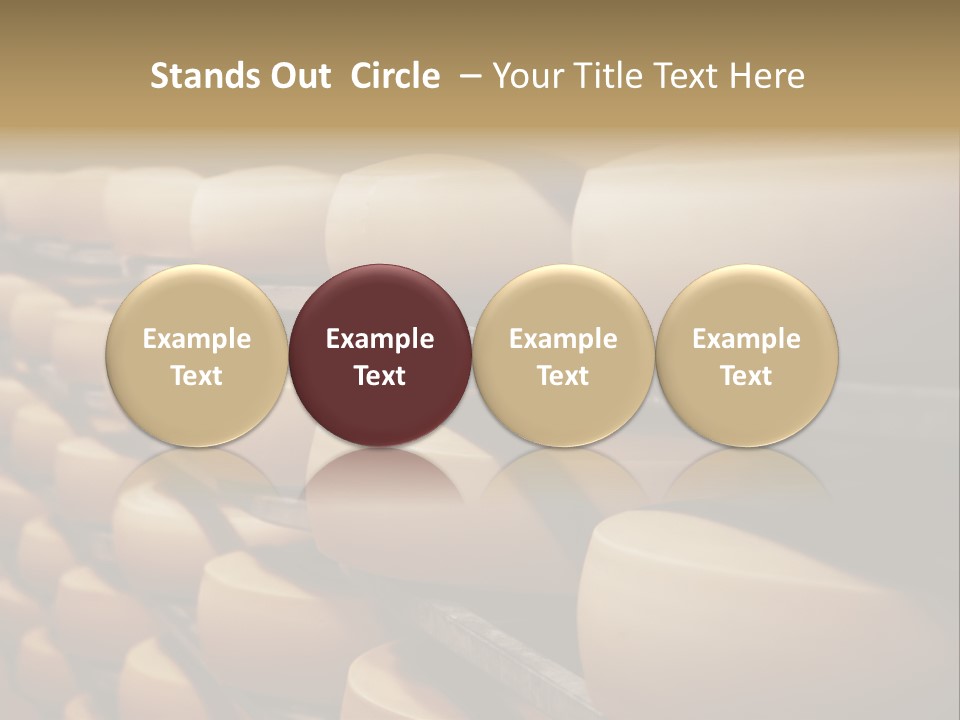 Cut Large Pattern PowerPoint Template