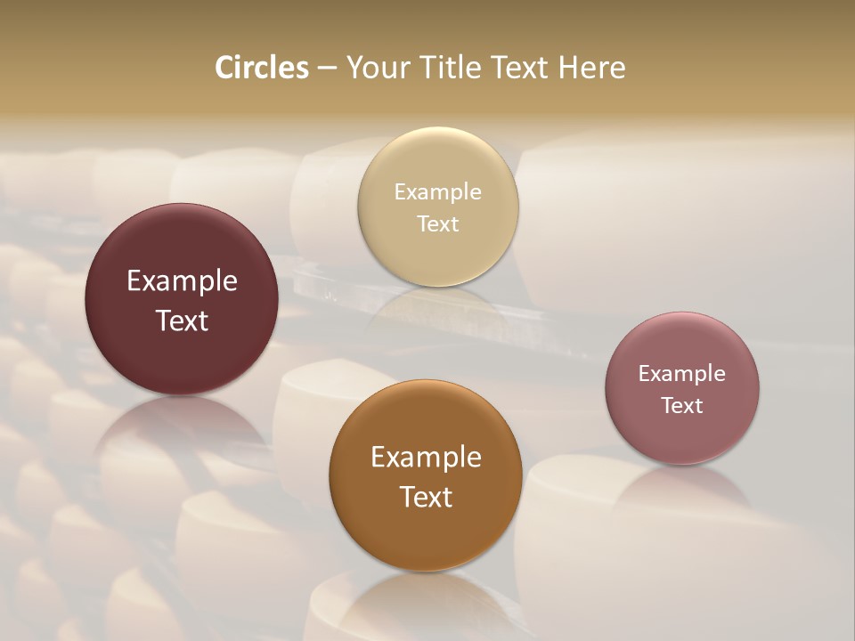 Cut Large Pattern PowerPoint Template