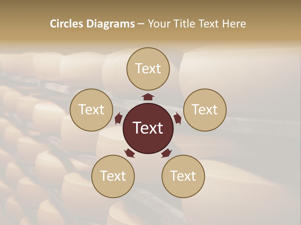 Cut Large Pattern PowerPoint Template