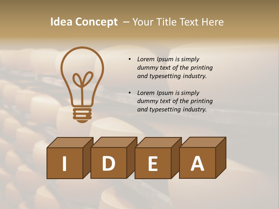 Cut Large Pattern PowerPoint Template