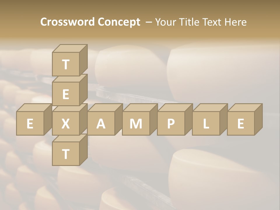 Cut Large Pattern PowerPoint Template