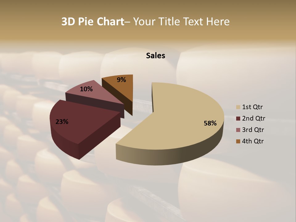 Cut Large Pattern PowerPoint Template