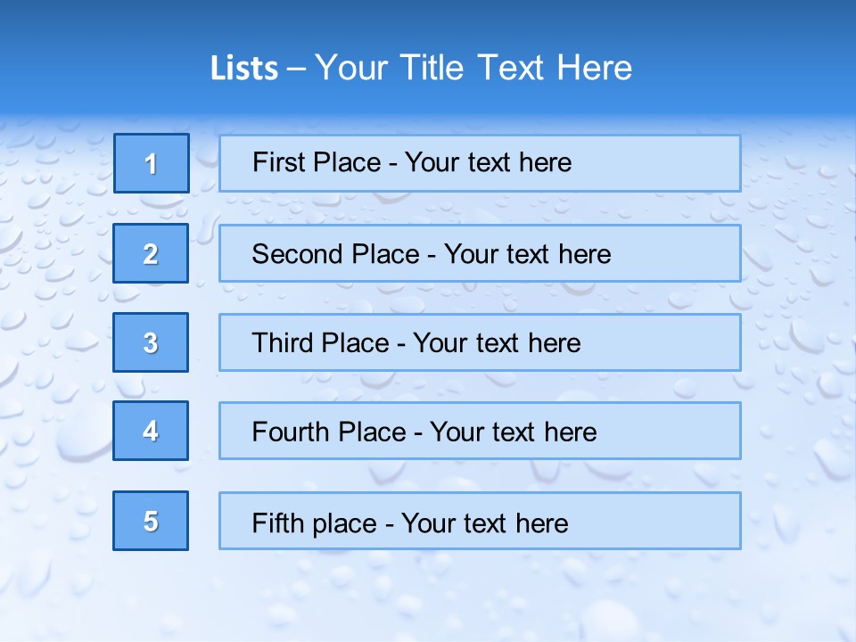 Plate Rain Whisk PowerPoint Template