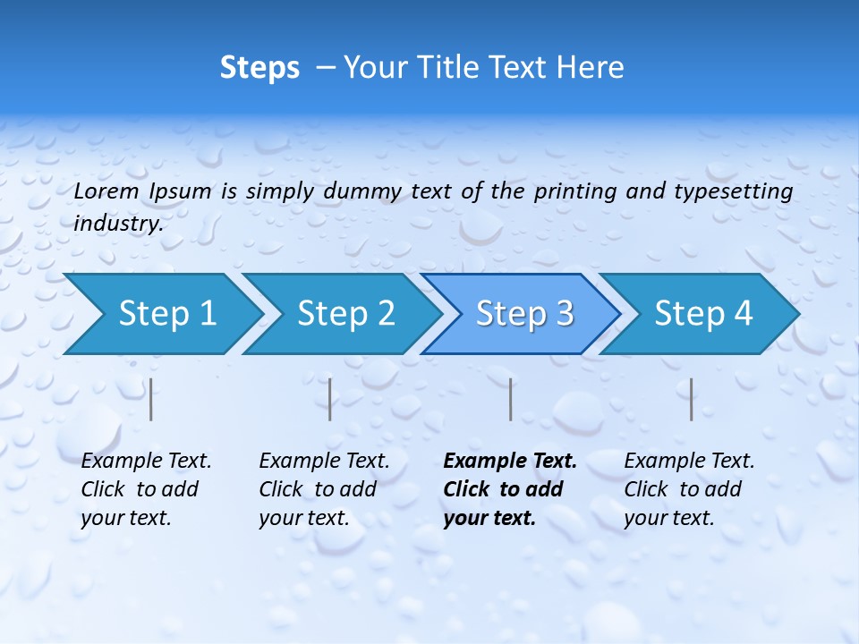 Plate Rain Whisk PowerPoint Template