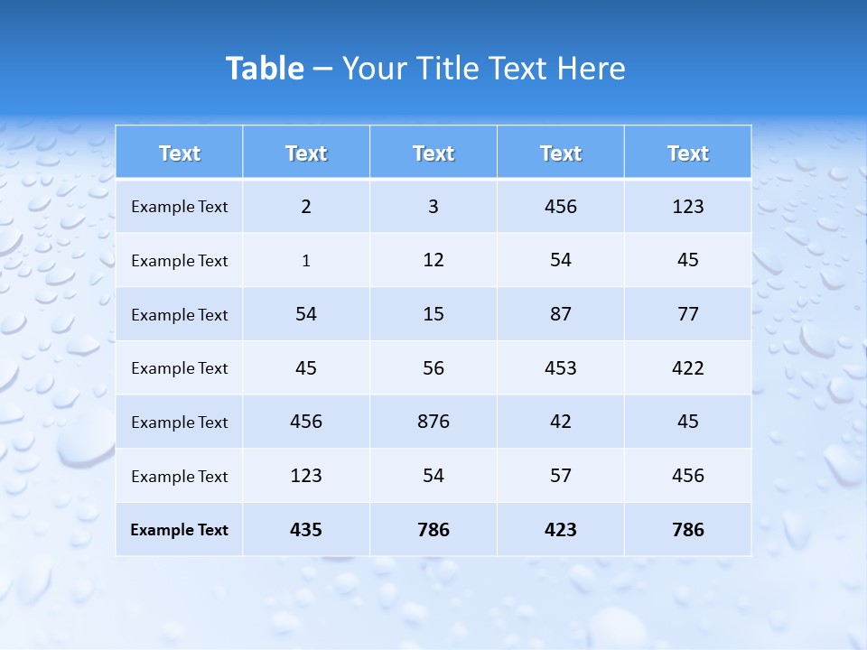 Plate Rain Whisk PowerPoint Template