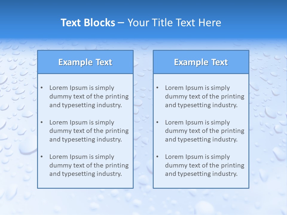 Plate Rain Whisk PowerPoint Template