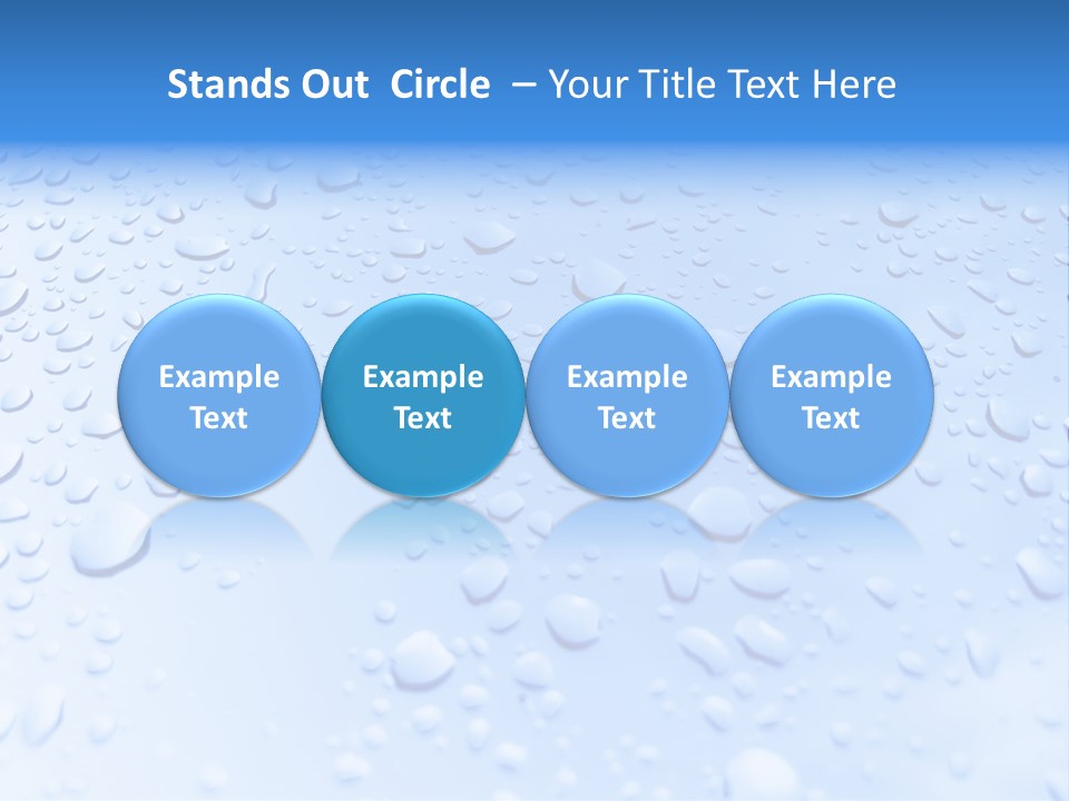 Plate Rain Whisk PowerPoint Template