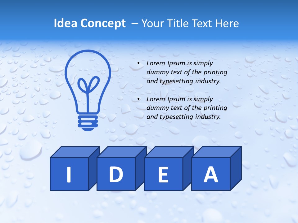Plate Rain Whisk PowerPoint Template