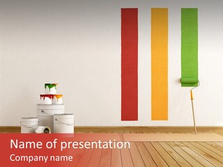 Work Build Plank PowerPoint Template