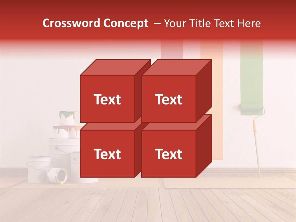 Work Build Plank PowerPoint Template