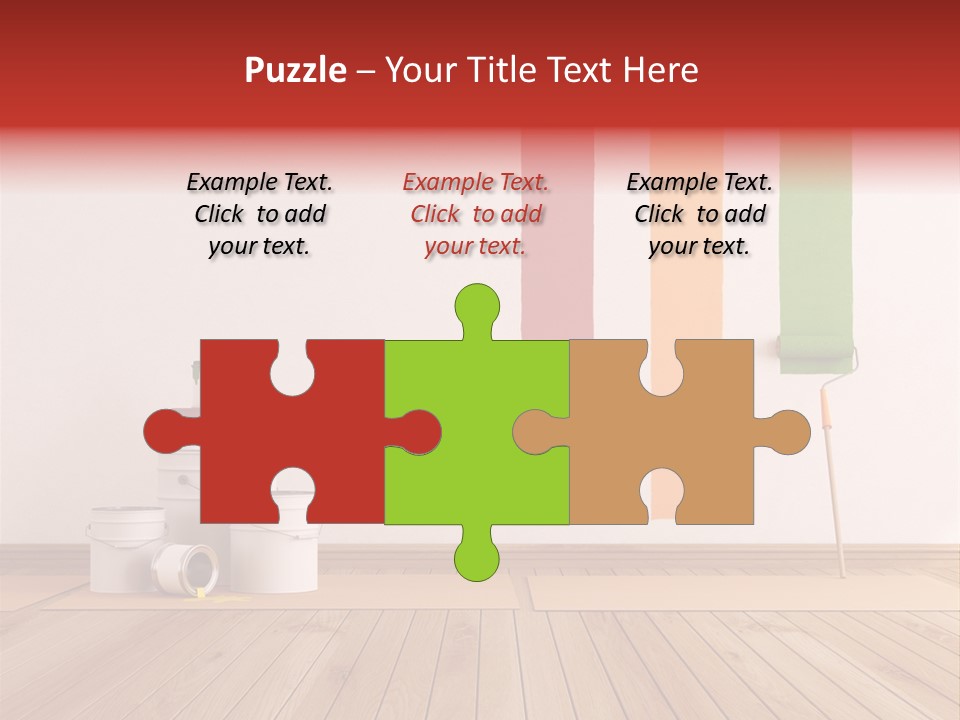 Work Build Plank PowerPoint Template