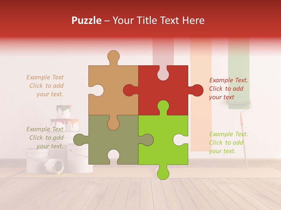 Work Build Plank PowerPoint Template